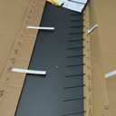 10 Inch Metal Landscape Edging, 40" L x 10" H Garden Edging - Bendable Metal Edging with 6 Clips Edging for Landacaping Lawn Yard (20Ft Total, Black)