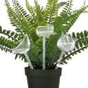 Retisee 3 Pack Self Plants Watering Globes for Indoor & Outdoor Plants Plastic Watering Globes Spikes Automatic Irrigation Planter Insert System Waterer Bulbs(Bird,Cat and Elephant)