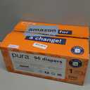 Pura Hypoallergenic Diapers, Size 1 (4-11lbs), Newborn, Totally Chlorine Free, Wetness Indicator, Suitable for Sensitive Skin, Soft Organic Cotton Comfort, Overnight, 3 Packs of 32 (96 Baby Diapers)