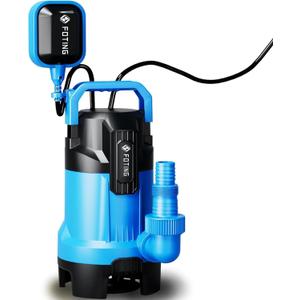 FOTING 2025Upgraded Automatic Sump Pump, 3/4HP 4300GPH Sweage Pump for Basement & Pool Draining, Submersible Water Pump with Float Switch, Sealed Thermoplastic for Puddle Pool Tub Pond