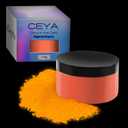 Ceya Fluorescent Sugar Coral Glow Powder, 5.3oz/150g Glow in The Dark Pigment Powder, Luminous Powder Resin Color Pigment, Fluorescent Pigment Dye for Epoxy Resin Slime Paint Nail Art Party DIY Crafts