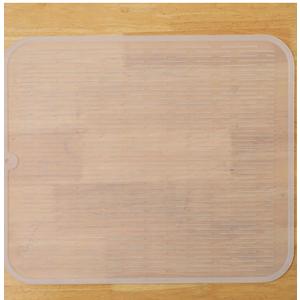 Silicone Dish Drying Mat for Multiple Usage,Easy clean,Eco-friendly,Heat-resistant Silicone Mat for Kitchen Counter or Sink,Refrigerator or Drawer Liner Translucent XL 18 inches x 16 inches