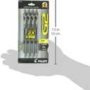 PILOT G2 Premium Refillable and Retractable Rolling Ball Gel Pens, Fine Point, Black Ink, 4-Pack (31057)
