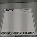 KES Bathroom Toilet Paper Holder Stand Modern Tissue Roll Holder SUS304 Stainless Steel Rustproof Freestanding 20.2" H, Matte Black BPH283S1-BK