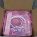 Fuse Beads Kit for Kids - 11000 Fuse Beads, 20 Colors 5mm Bead Craft Set with Storage Box, Pegboards, Ironing Paper and Accessories, Arts and Crafts Set Toys Gifts for Girls & Boys Birthday Christmas (Pink)