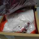 ABALAGU Santa Claus Costume for Men Deluxe 11pcs Adult Professional Santa Suit Christmas Santa Costume Set (Medium)