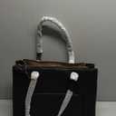 LOVEVOOK Lunch Bag for Women, Leather Laptop Tote Bag with Insulated Lunch Compartment for Work, Office (17.3 inch, Black)