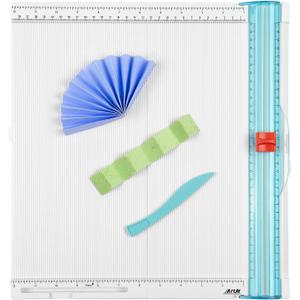 ArtAt 12"x12" Paper Trimmer & Scoring Board - Precise Cutting & Scoring Tool for DIY Crafts, Cards, Envelopes, Scrapbooking & More