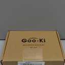 Goo-Ki 6 Pack Large Matte Black Drawer Knobs Kitchen Cabinet Hardware Knob - 3" Full Length Single Hole Black Bar Modern Handle for Closet Wardrobe Dresser Cupboard, 1751MB-DD6