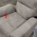 Signature Design by Ashley Next-Gen DuraPella Power Recliner with Adjustable Headrest, Extended Ottoman, USB Charging, Water Repellent Faux Leather, Beige