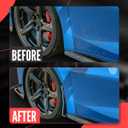 Extended Front Splash Guards Mud Flaps,ABS Plastic Wheels Rock Guards Mudflap Fender Mudguard Mud Guards Protector Accessories for Corvette C8 Z06 2023+ for C8 E-Ray 2024+