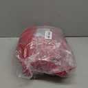 36 Inch Red Knitted Christmas Tree Skirt, Chunky Cable Knit with Braided Scalloped Edge, Perfect for Xmas Holiday Decorations