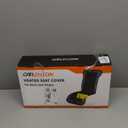 47.2 Long Seat Cushion with Heat for Back and Thighs, Heated Seat Covers in 2 Intensities, Black Mesh Seat Warmer in PU Leather Case, Gift for Father Day and Mother Day