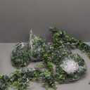 Sggvecsy Artificial Eucalyptus Garland 5 Pack Fake Eucalyptus Greenery Garland Faux Hanging Plants Artificial Vines, 5.6 Feet/Strand for Wedding Backdrop Arch Wall Table Party Outdoor Festival Decor