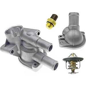 HWATPS 19320-P2A-000 19311-P2A-000 Set OF Thermostat Housing Cover Water Outlet thermostat & sensor For Honda Civic 1.6L 1996-2000 19301PAA306 19320P2A000