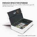 KYODOLED Hidden Metal Lock Box,Diversion Book Safe with Combination Lock,Money Hiding Box,Collection Box,9.5" x 6.2" x 2 .2",USA