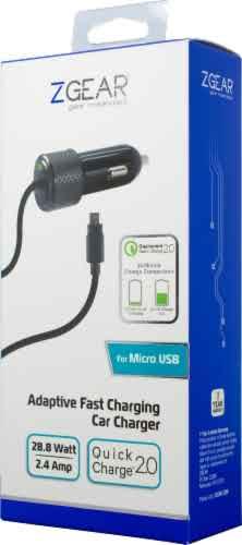 Zgear Adaptive Fast Charge Car Charger