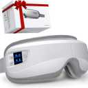 Eye Massager with Heat & Bluetooth Music, Mothers Day Birthday Gifts for Mom Women Men Her, Heated Eye Mask for Migraines Relief, Reduce Strain, Headache Relief and Improve Sleep, Eye Care Device