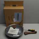 SENSARTE Nonstick Frying Pan Skillet with Lid, Omelet Pan with Cover, Healthy Cooking Chef's Pan, Kitchen non stick Pan, Free of Intentionally Added PFOA (10inch + Glass Lid) (Gray Granite)