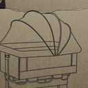 Baby Cradle, Freestanding Bedside Bassinet, 3-in-1 Convertible Bassinet with 360 Swivel Wheels, 2026 New Model Adjustable, Easy-Fold Portable Neutral Baby Newborn Bassinet (Dark Gray)