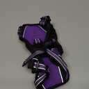 PUPTECK No Pull Dog Harness Small Sized, Adjustable Reflective Dog Harness with Handle Easy Control, Comfortable Soft Padded Pet Vest Harness for Small Dogs, Solid Purple S