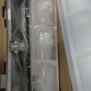 MELUCEE Modern Bathroom Lighting with Clear Glass Shade, 3-Light Black Vanity Light Wall Mount Lamp for Bedroom Vanity Table Bathroom Dressing Table, Brushed Nickel Socket (Patent No.: US D963914 S)