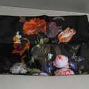 Elegant Decorative Velvet Floral Pillow Cover Double Sides Flower Pillowcases 18"x18" (LC-720)