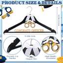 Reallnaive Police Graduation Hanger with White Bow Congrats Gift for Police Academy Graduation Promotion Retirement Ceremony Souvenir Favor Law Enforcement Officer Keepsake