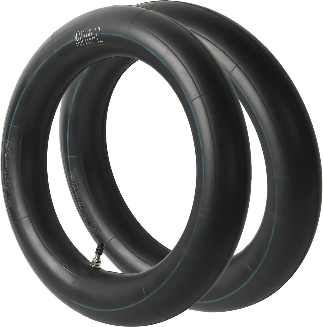 AR-PRO (2-Pack) 80/100-12 Dirt Bike Inner Tubes with TR4 Straight Valve, Replacement Standard Motorcycle Inner Tube 2.75/3.00-12 Heavy Duty, Compatible with Honda CRF70F/XR70, Yamaha TTR 90, and More