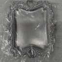 Vintage Small Sliver Ring Dish, Birthday & Wedding Gifts for WomenWedding Ring Tray -Sliver (1 Pack)