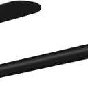 Paper Towel Holders-Blcak,Paper Towels Rolls - for Kitchen,Paper Bulk- Self-Adhesive Under Cabinet,Both Available in Adhesive and Screws,Stainless Steel (Black)