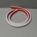 39" Silicone Cord Hider for Wall Mount TV,Self-Adhesive Cable Hider for 1 Cord(1/4" Diameter),Cable Management Under Desk,Cord Organizer,Cable Raceway Home & Office Trim,Cord Concealer Channel,White (Regular-39 inch)