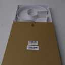 WENPACK 12.5" Cardboard Number Shaped Mache Decorative Charcuterie Board Fillable Sweets Candy Box with Clear Lid (White, 5)