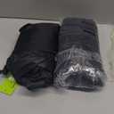 SaphiRose Hooded Rain Poncho Waterproof Raincoat Jacket for Men Women Adults (One Size, Black 2-pack)