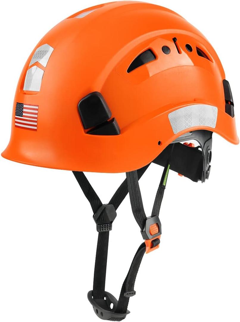 GREEN DEVIL Safety Helmet Hard Hat Adjustable Lightweight Vented ABS Work Helmet for Men and Women 6-Point Suspension ANSI Z89.1 Approved Ideal for Industrial & Construction