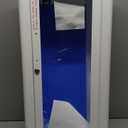 JL Industries 1017G10 Ambassador Cabinet-Full Glazing Door-Primed Steel-Semi Recessed-3in Round Edge