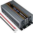 2000W Power Inverter 4000W (Peak). 12V DC to 110V/120V AC Converter with LCD Display, 2 AC outlets, 2 USB, 2000w Inverter for Camping RV Travel Outdoor Truck Off-Grid Solar inverters