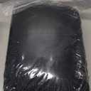 CozyLux Queen Comforter Set Black, 7 Pieces Pintuck Bed in A Bag, Premium Black Comforter Queen Size, Pinch Pleat Bedding Sets with Comforter, Sheets, Pillowcases & Shams