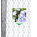 Chicken Wire 3ft x 100ft Chicken Wire Fencing 36, 1 in Chicken Wire Mesh, 21 Ga. Thick Double Galvanized Layer Anti-Rust Chicken Fence, Floral Chicken Wire Roll for Crafts, Barrier for Garden (3 ft  100 ft, Silver)