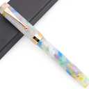 JINHAO 100 Fountain Pen with Ink Converter (Medium Nib 0.7mm, Colorful)