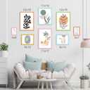 4x6 Colorful Picture Frame Set of 5, Wall Gallery 4 x 6 Glitter Photo Frames, Sparkle Cute Fun Artwork Frame for Wall or Tabletop