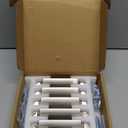 Goo-Ki 6 Pack Cup Drawer Pulls Brushed Satin Nickel Cup Pulls for Cabinets and Drawers, 3" c-c Brushed Nickel Bin Cup Cabinet Pulls Zinc Alloy Kitchen Hardware