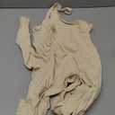 Chunpin Women's Square Neck Long Sleeve Bodysuit Tops Double Lined Thong Bodysuit Nude M