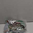 iCKER Womens Latin Dance Shoes Heeled Ballroom Salsa Tango Party Sequin Dance Shoes (7, Silver-leather)