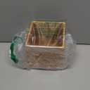 Rattan Tissue Box Cover Natural Woven Facial Napkin Holder Square (Natural, 5.5x5.5x5.9 Inch)