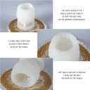 4PCS Christmas Tree Pine Cone Silicone Candle Mold Epoxy Resin Wax Mold Silicone Shapes Christmas Tree Mold for Candle Craft Making Christmas Gift Decoration