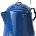 GSI Outdoors 20 Cup Coffee Boiler Design to be Sturdy for The Campsite, RV or Farmhouse Kitchen (Blue)