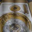 46 Inch Wood Ceiling Fan with Remote, Solid Wood 5 Blade Ceiling Fan with Light, Burlywood Rustic Outdoor Light with Fan Flush Mount for Patios Living Room, Dining Room, Bedroom, Farmhouse