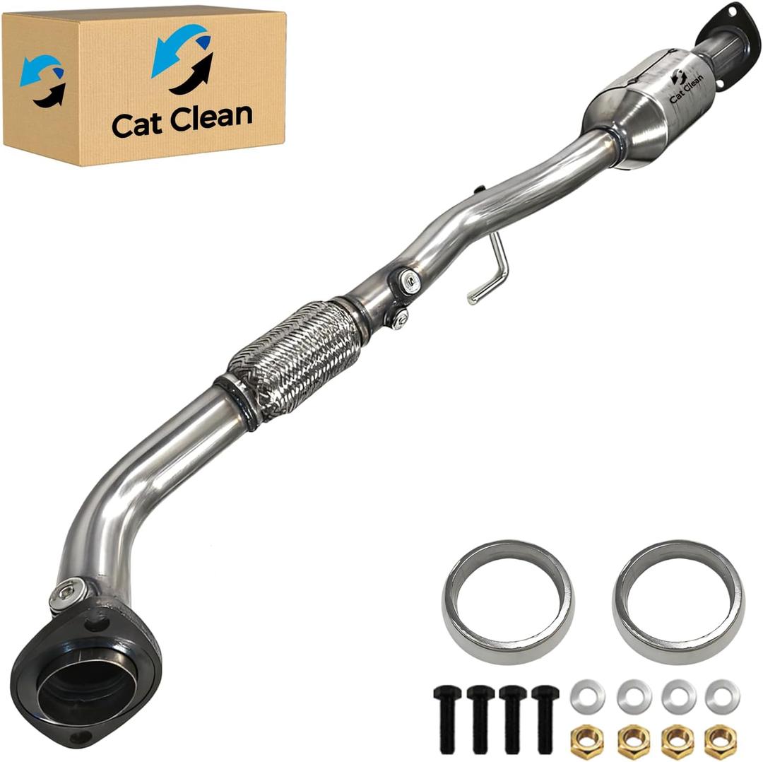 Rear Catalytic Converter for Toyota Camry 2007-2011, Solara 2006-2008 2.4L | Toyota Camry Catalytic Convertor for Toyota Solara Automotive Replacement CAT CLEAN, EPA Compliant