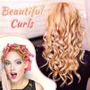 Selizo 30Pcs 9.45"x0.55" Flexible Hair Rollers, Foam Curlers for Short, Medium and Long Hair, No Heat Curlers, Hair Rods - Pink(Diameter 0.55')